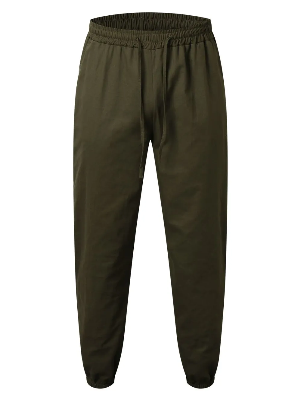 Men's Plus Size Drawstring Joggers, image 3