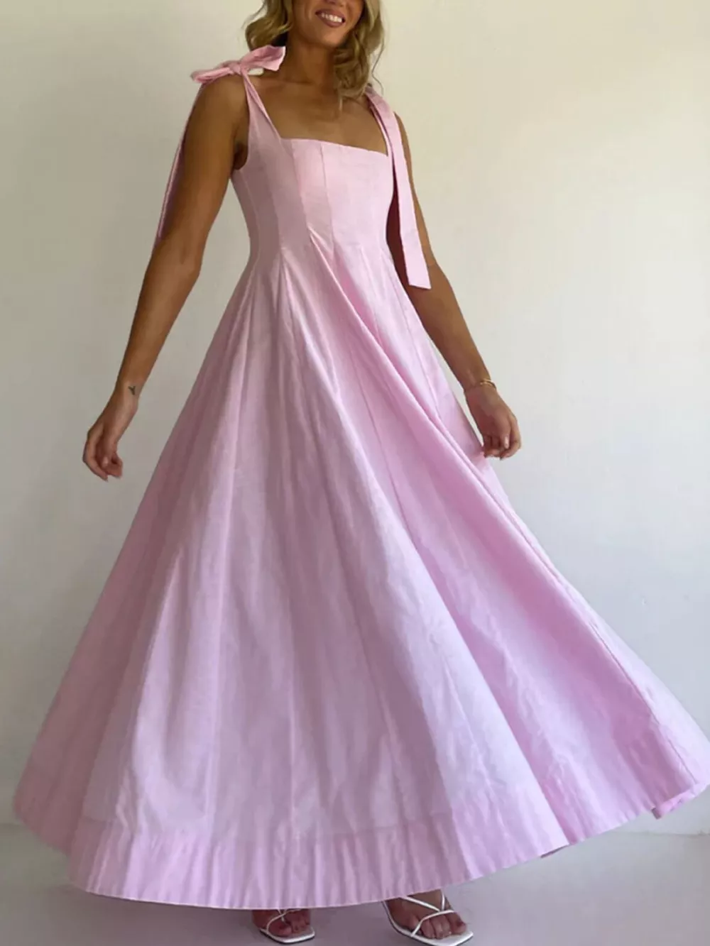 Gradient Tie Shoulder Maxi Dress, image 32