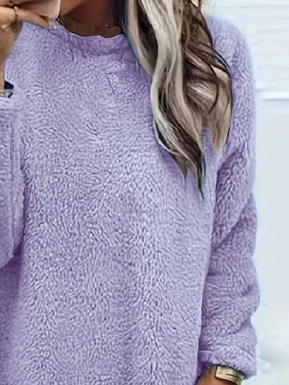 Fleece Long Sleeve Sweatshirt, image 10
