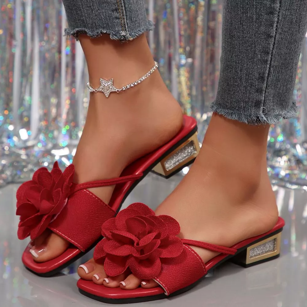 Open Toe Block Heels Sandals, image 10