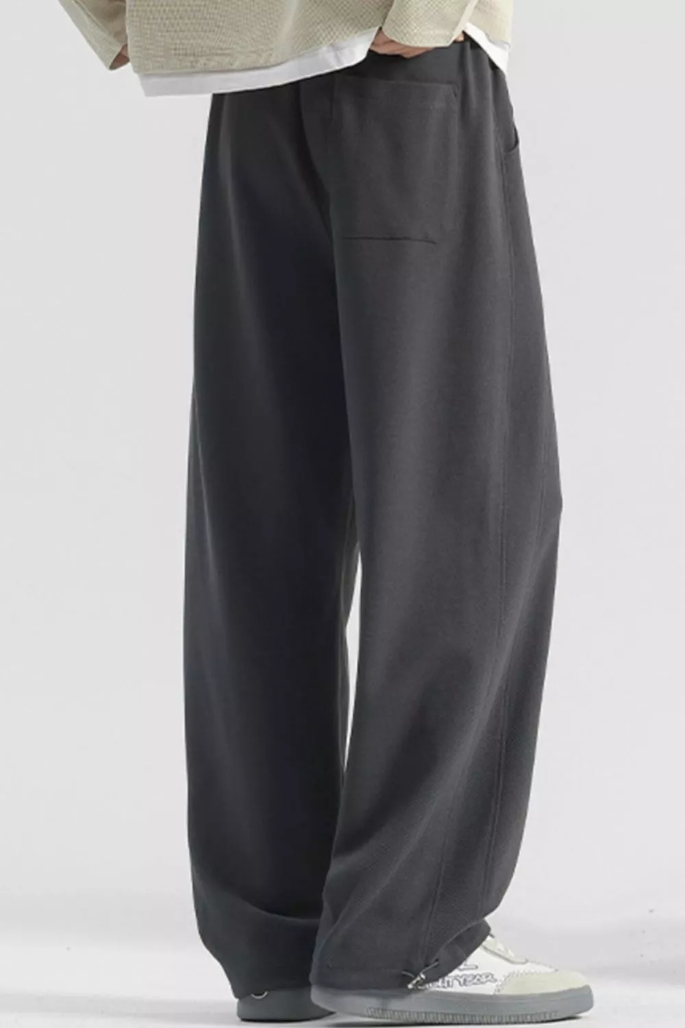 Men's Plus Size Casual Loose Fit Drawstring Sweatpants, image 5