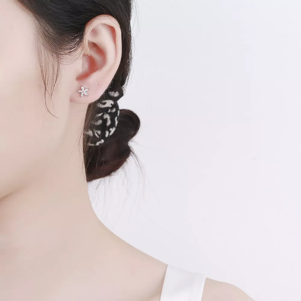 Flower Stud Earrings, image 4