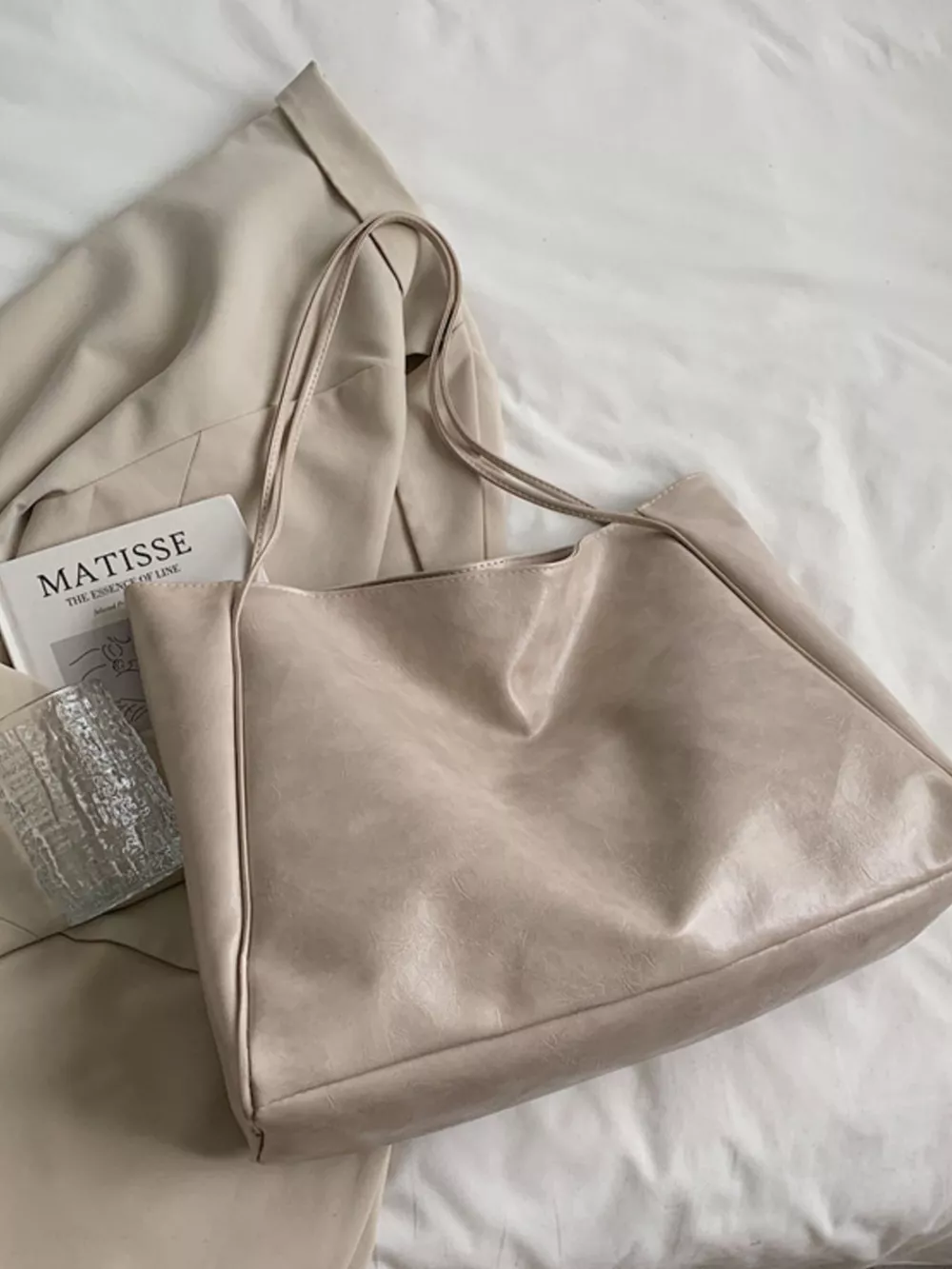 PU Leather Tote Bag, image 8
