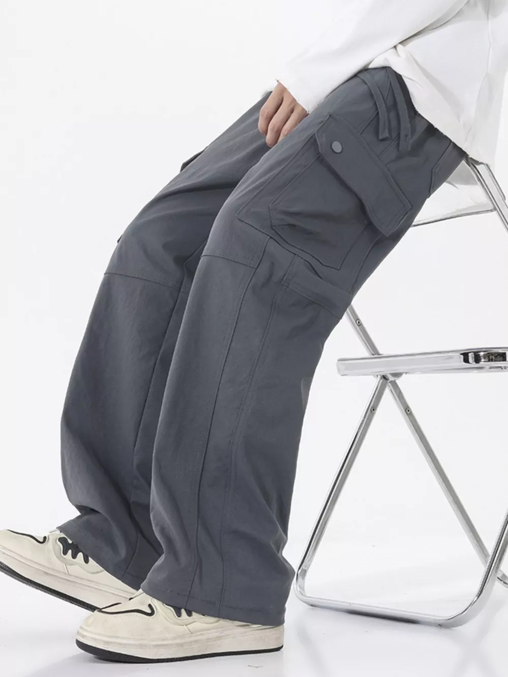 Men's Full Size Multi-Pocket Cargo Utility Pants Plus Size, image 13
