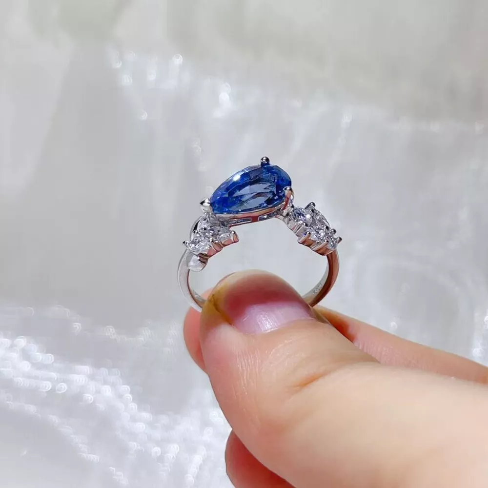 3 Carat Moissanite 925 Sterling Silver Ring, image 2