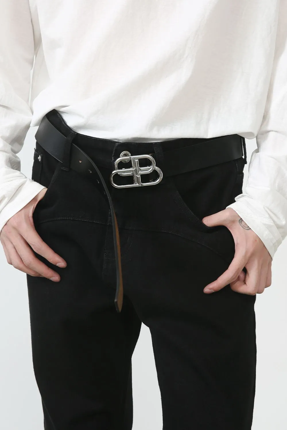 Men's Mid Rise Jeans with Pockets, image 4