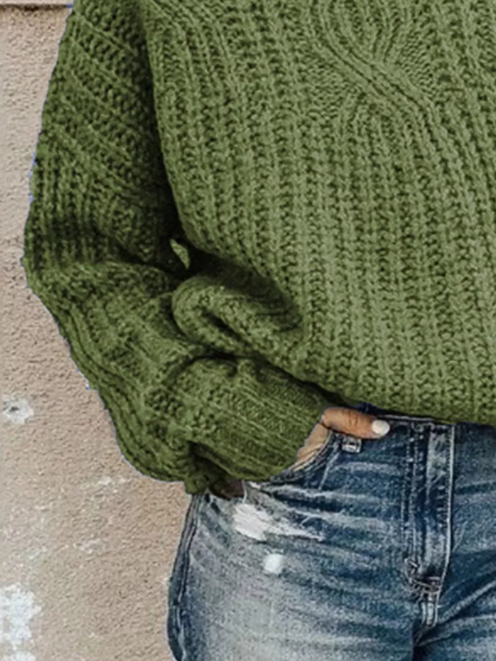 Turtleneck Long Sleeve Sweater, image 10