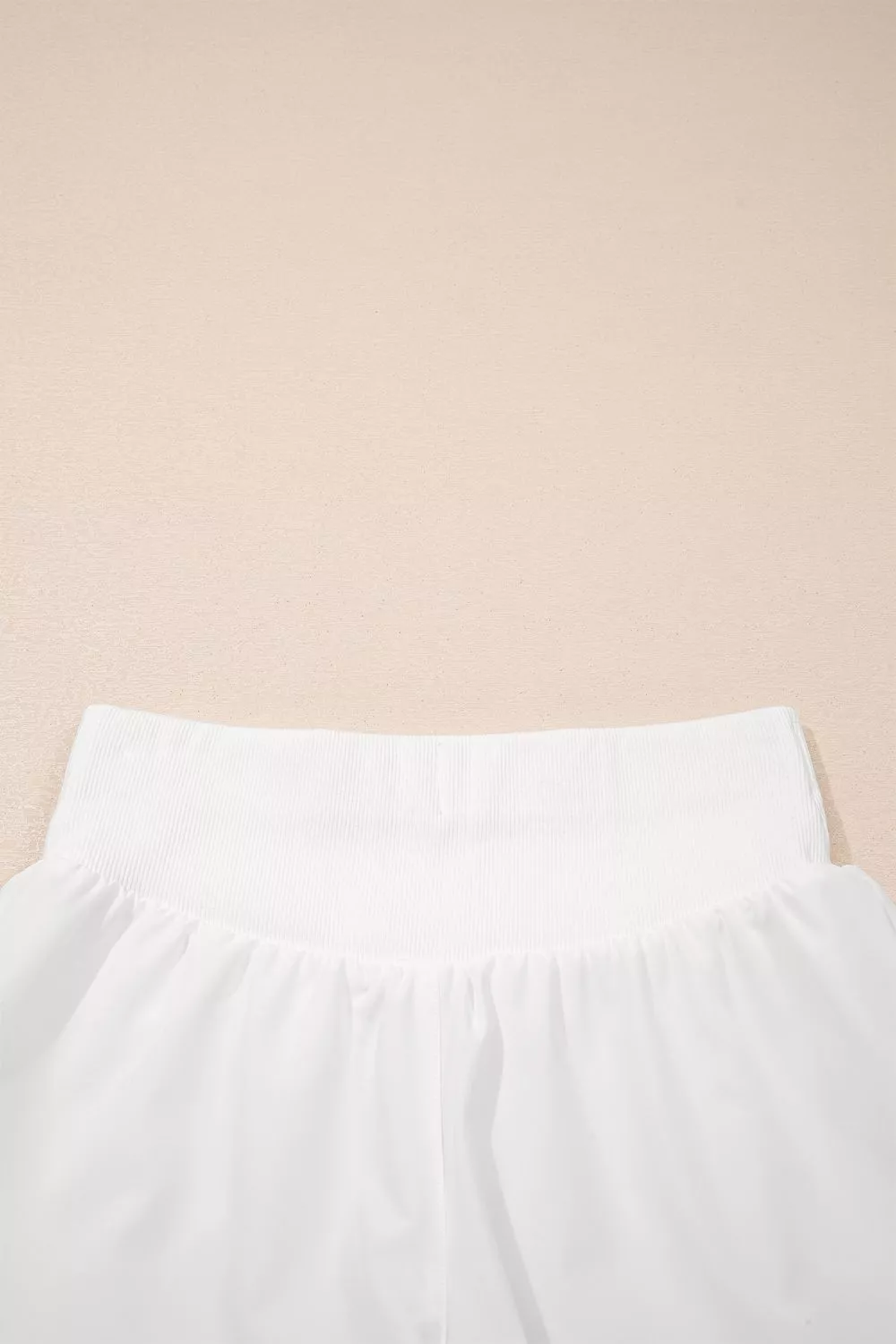 High Waist Ribbed Waistband Shorts, image 6