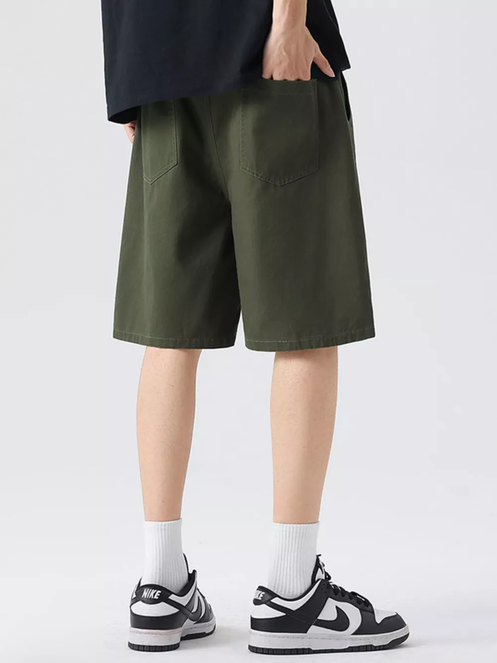 Men's Full Size Casual Loose-Fit Drawstring Shorts Plus Size, image 7