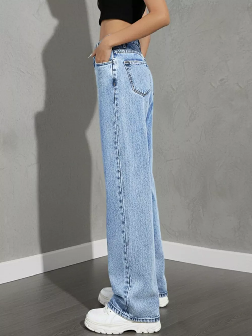High Waist Wide Leg Jeans, image 28