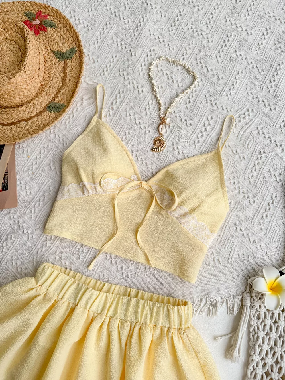 Smocked Cami and Skirt Set, image 6