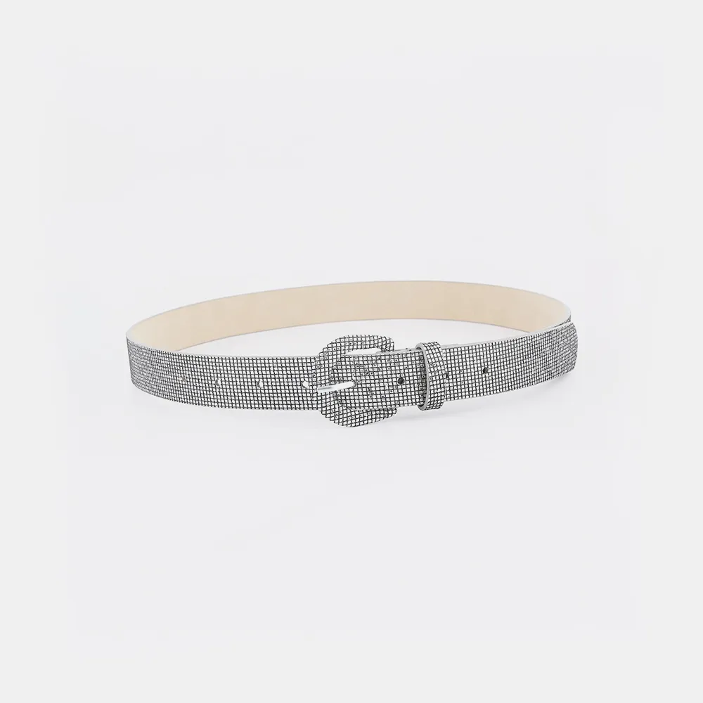 Sequin PU Leather Belt, image 15