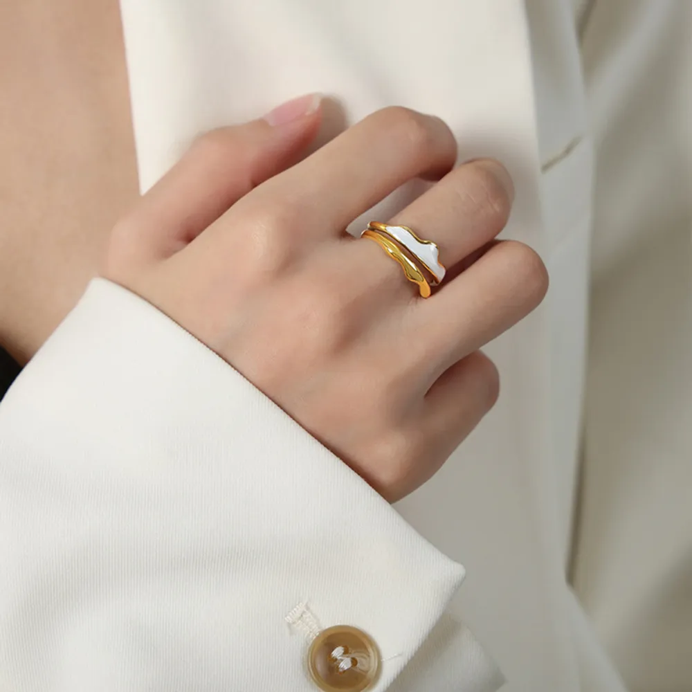 18K Gold-Plated Open Ring, image 8