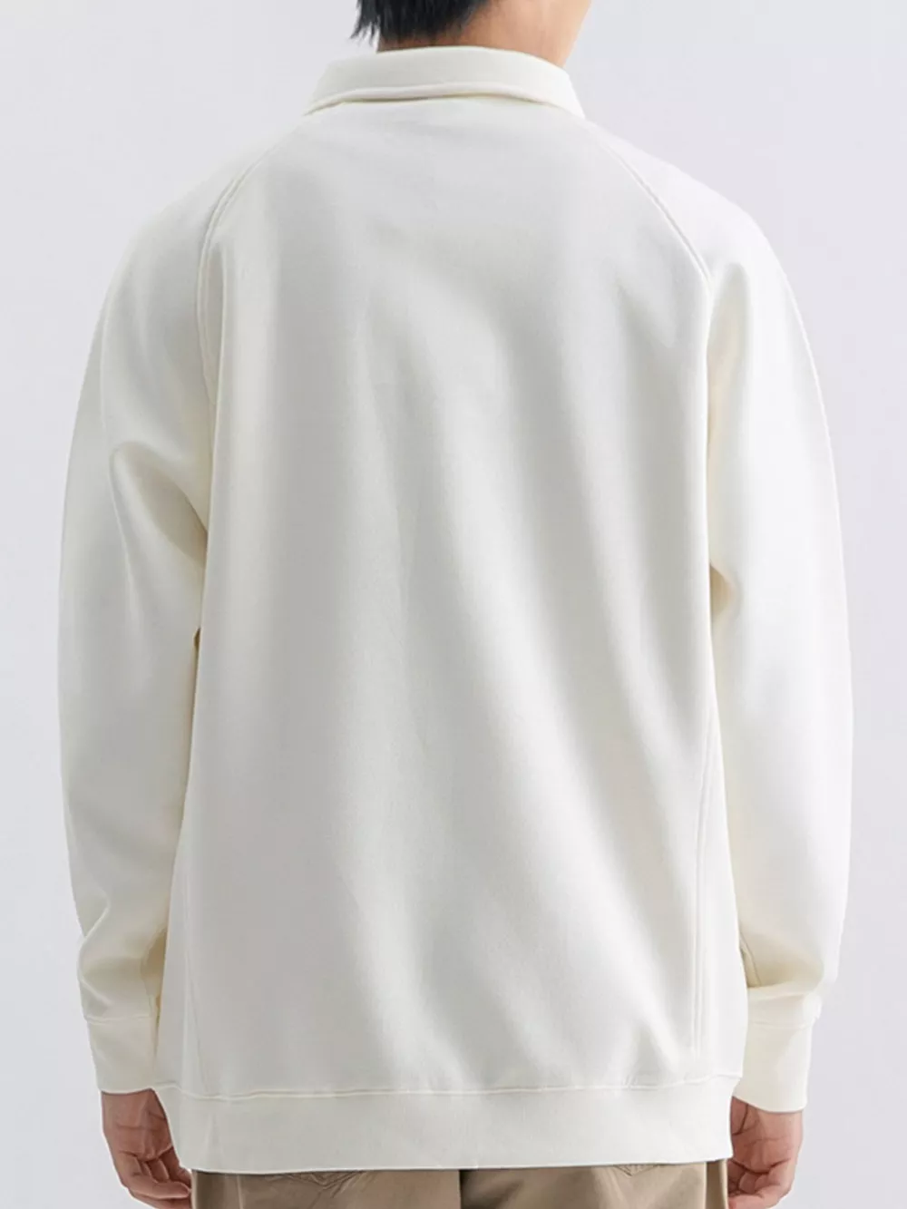 Men's Plus Size Casual Long Sleeve Polo, image 14