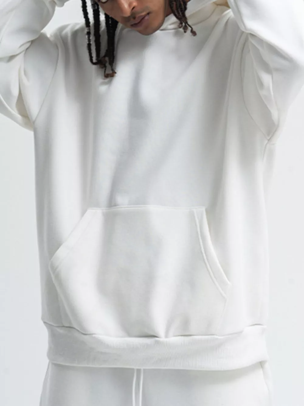 Men's Kangaroo Pocket Long Sleeve Hoodie, image 4