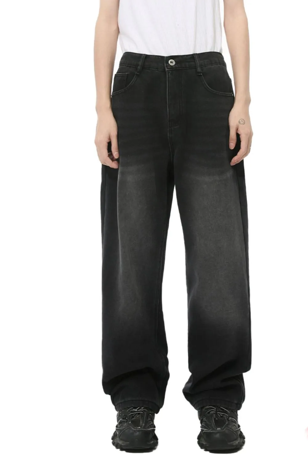 Men's Baggy Jeans with Pockets, image 5