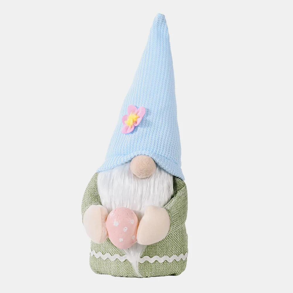 Easter Knitted Hat Faceless Doll, image 5