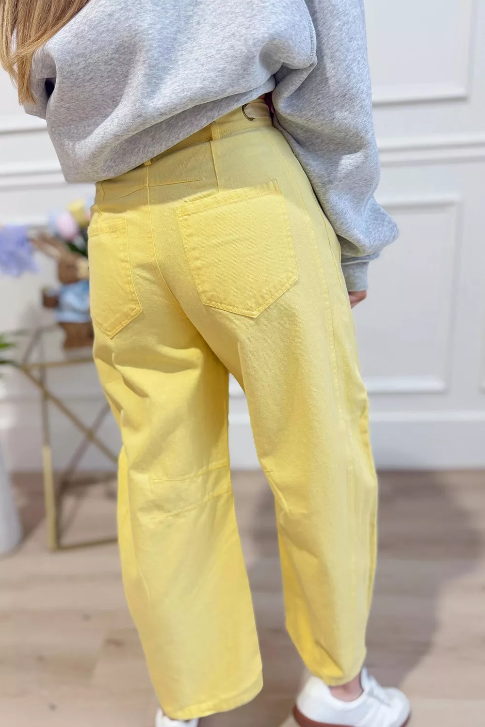 Wide-Leg Drawstring Jeans, image 7