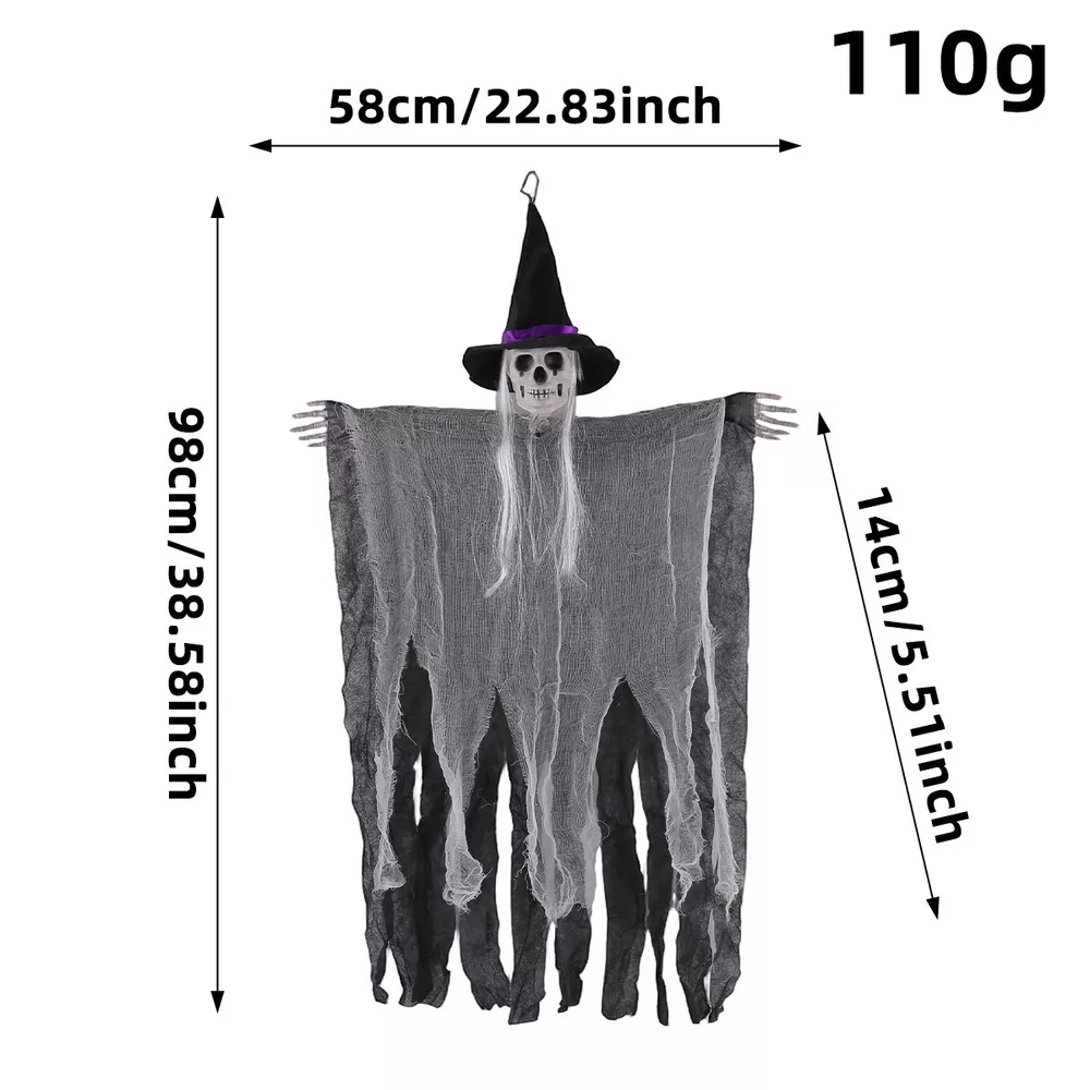 Halloween Skeleton Hanging Ghost Hanging Decorative Ornament, image 7