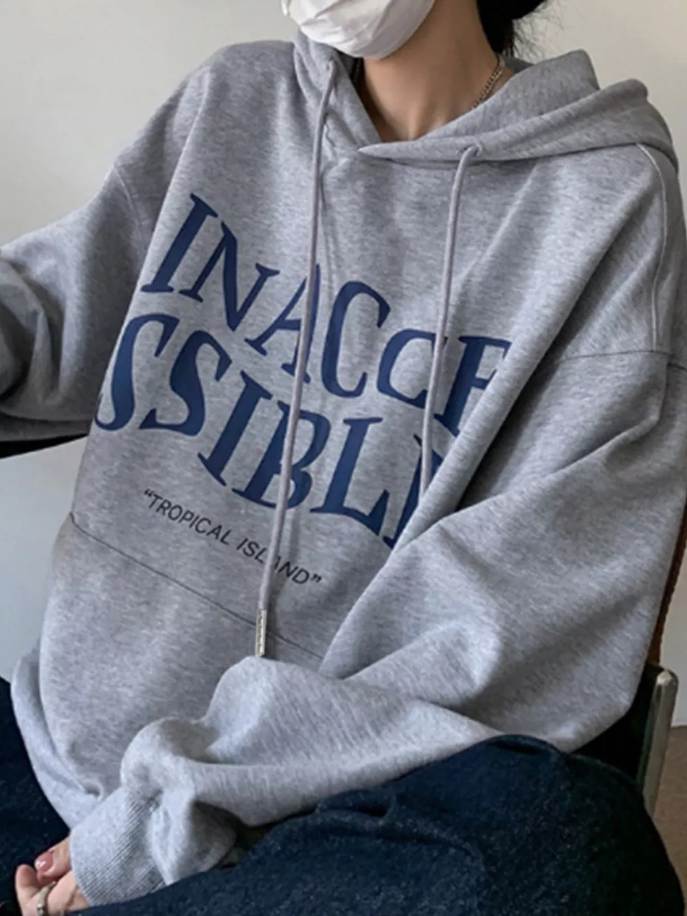 Kangaroo Pocket Drawstring Hoodie, image 7