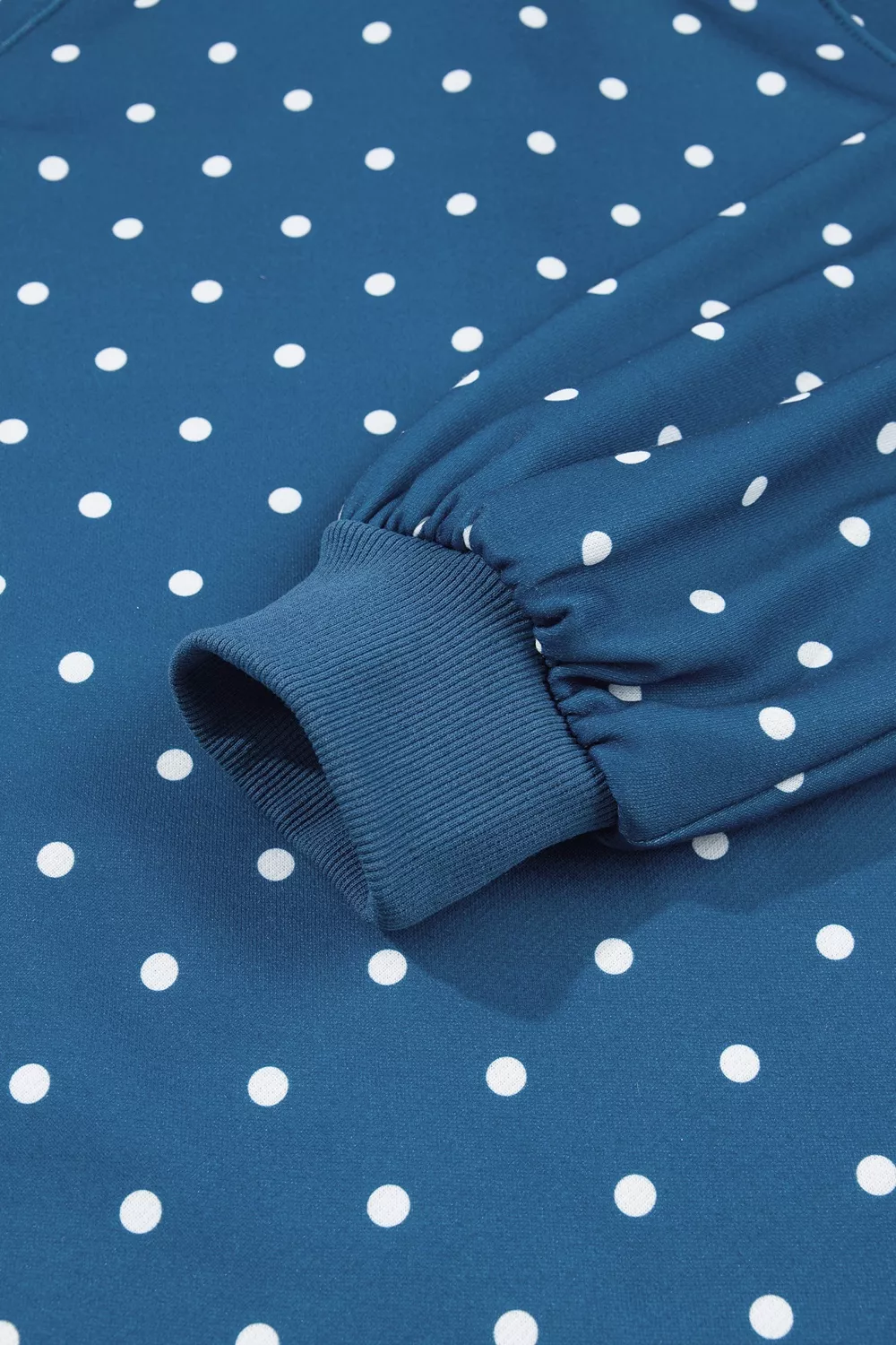 Polka Dot Snap-Button Sweatshirt, image 7