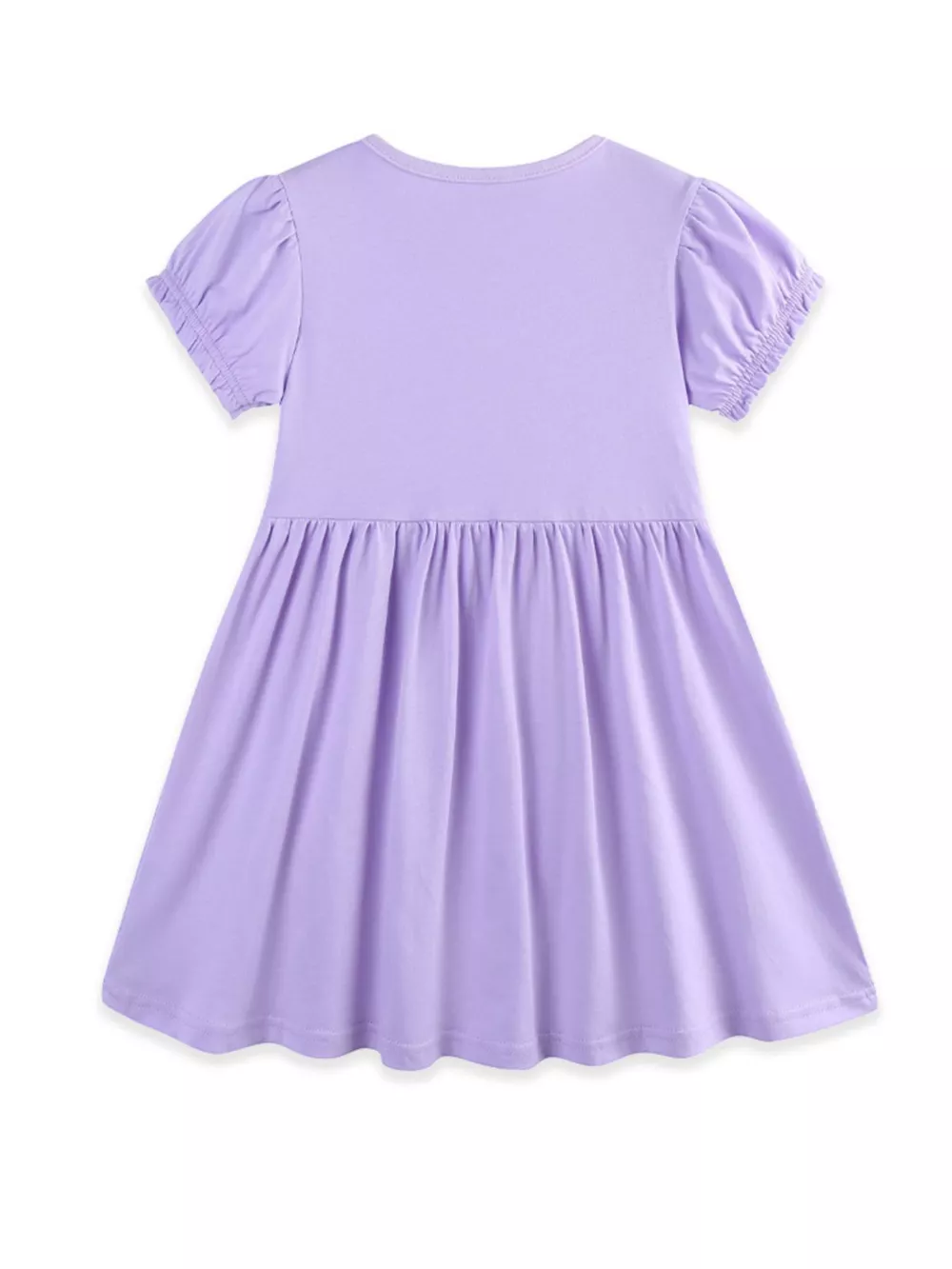 Children's Floral Puff Sleeve Casual Dress, image 5