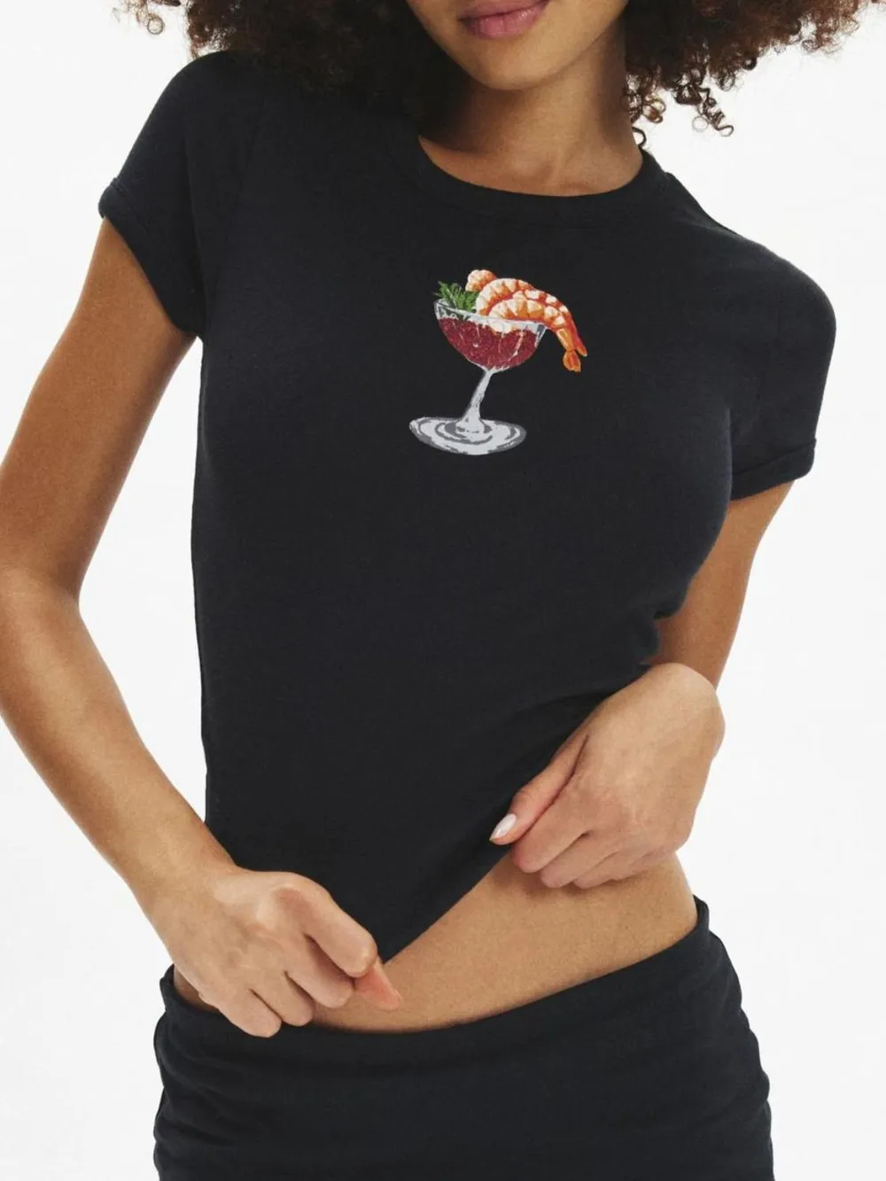 Graphic Round Neck Short Sleeve T-Shirt, image 2