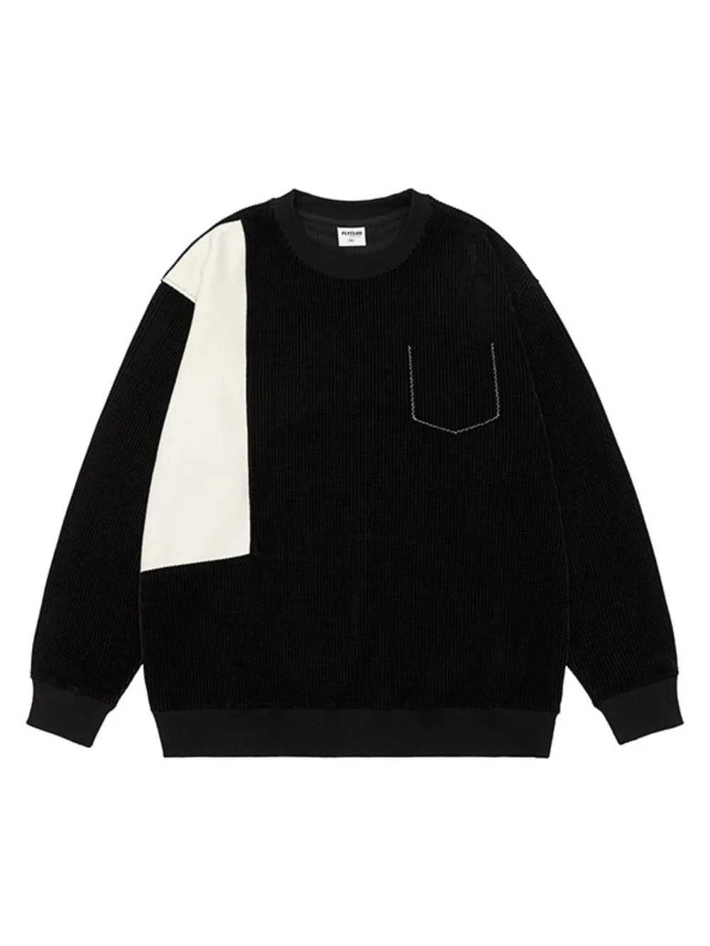 Men's Plus Size Color Block Oversized Sweatshirt, image 9