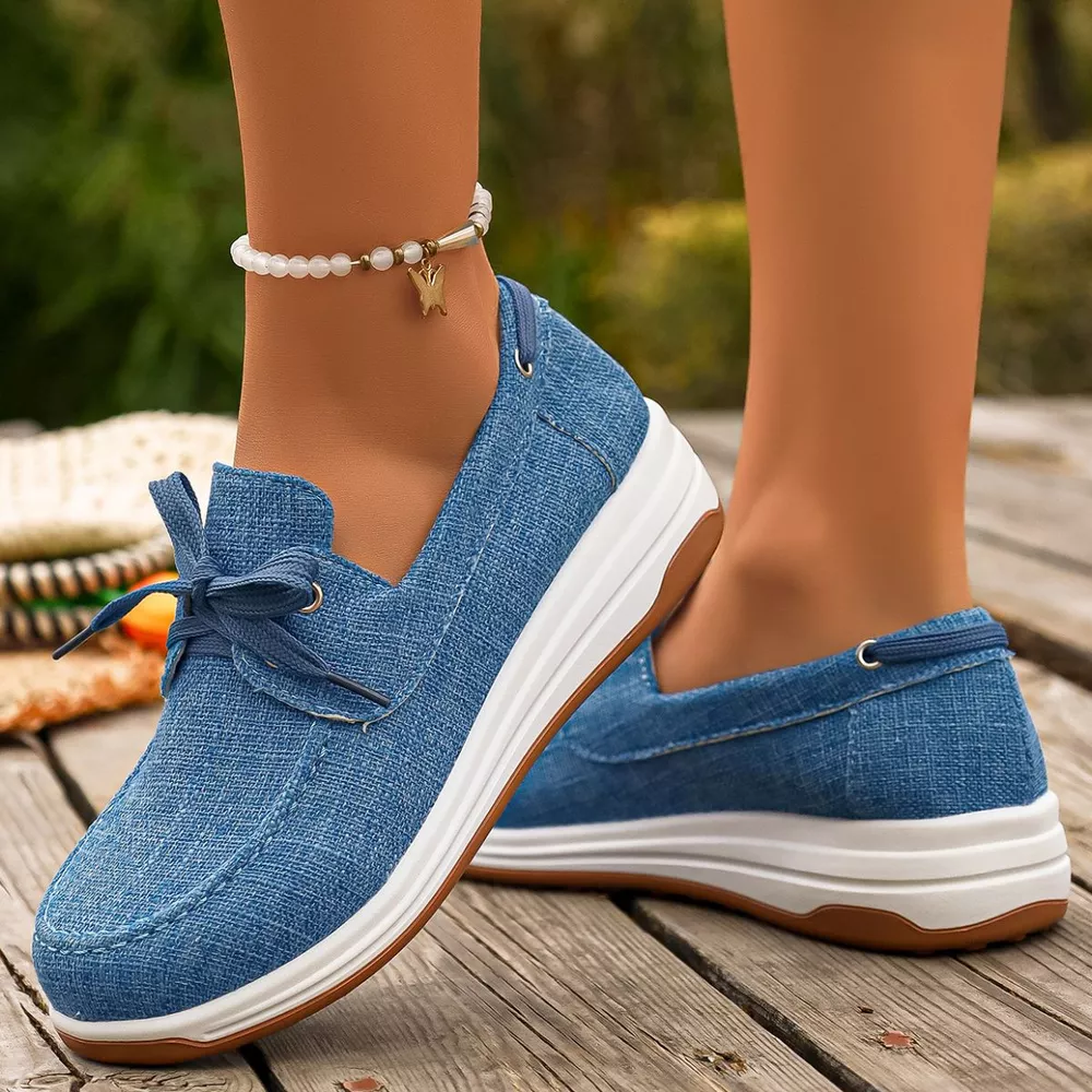 Lace Up Round Toe Sneakers, image 9