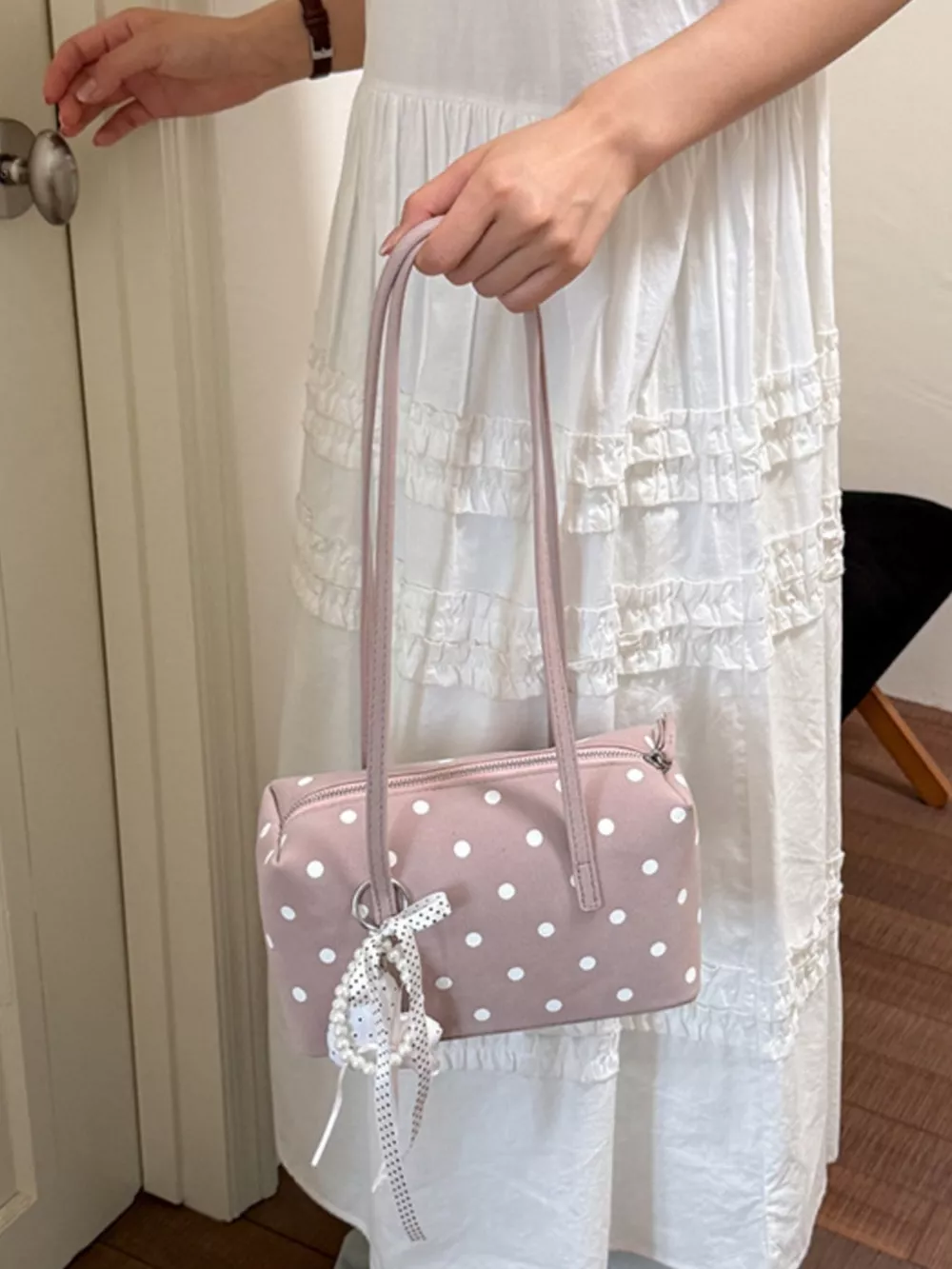 Polka Dot Shoulder Bag, image 5