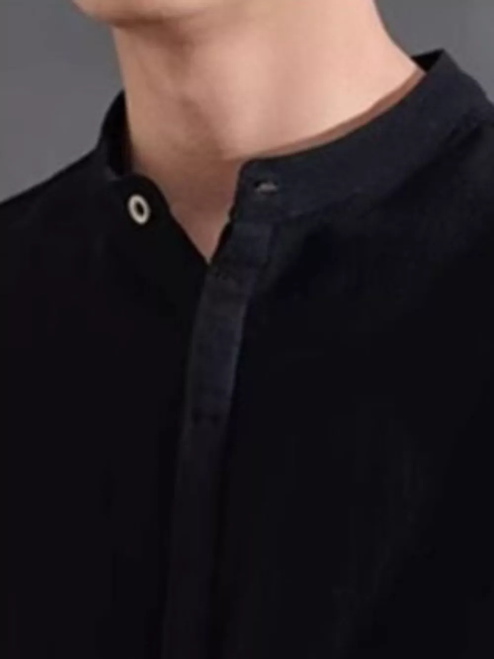 Men's Plus Size Button Detail Short Sleeve Shirt, image 5