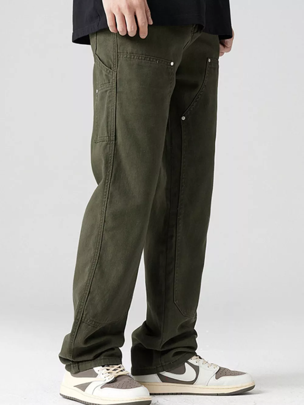 Men's Wide-Leg Relaxed Fit Jeans, image 12