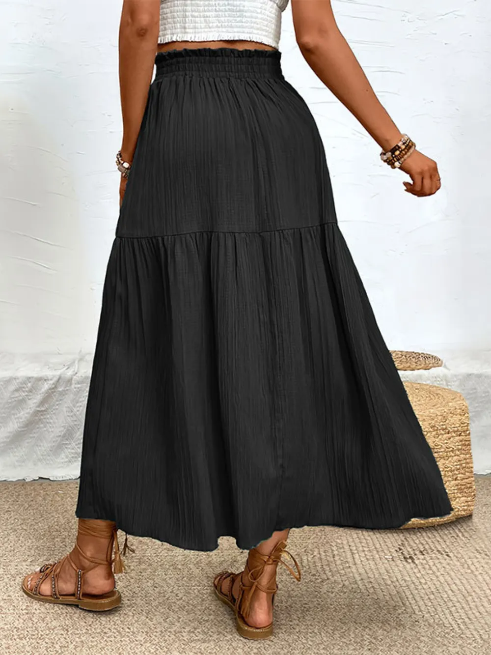 Frill Slit Skirt, image 7