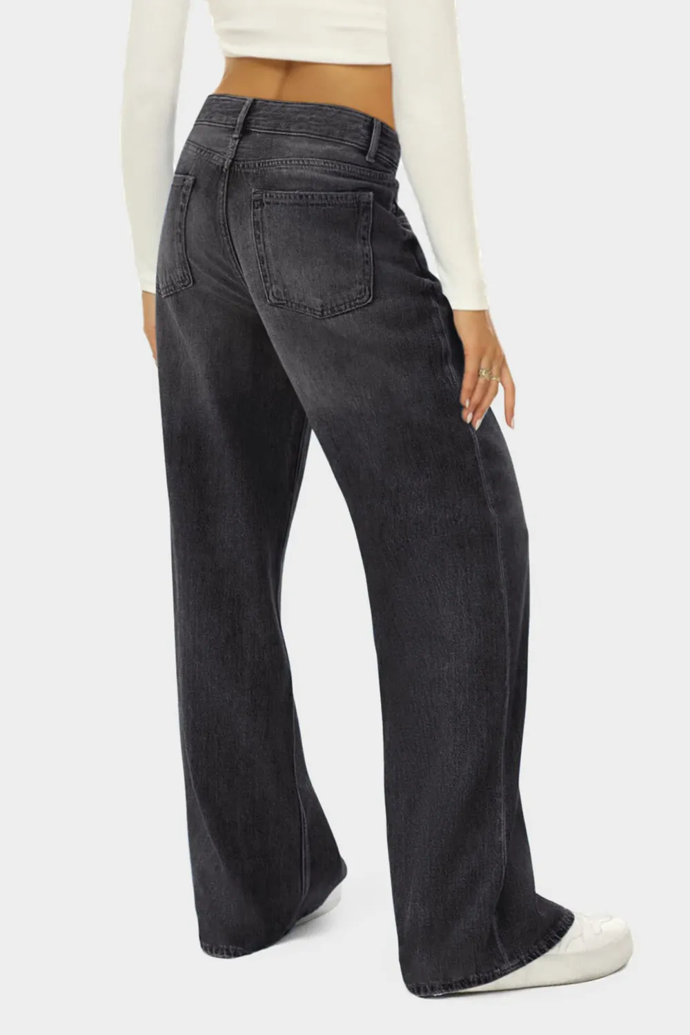 High Waist Wide Leg Jeans, image 5