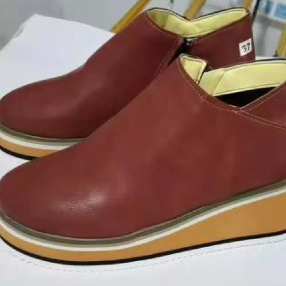 Ankle Wedge Boots with Zipper, image 15