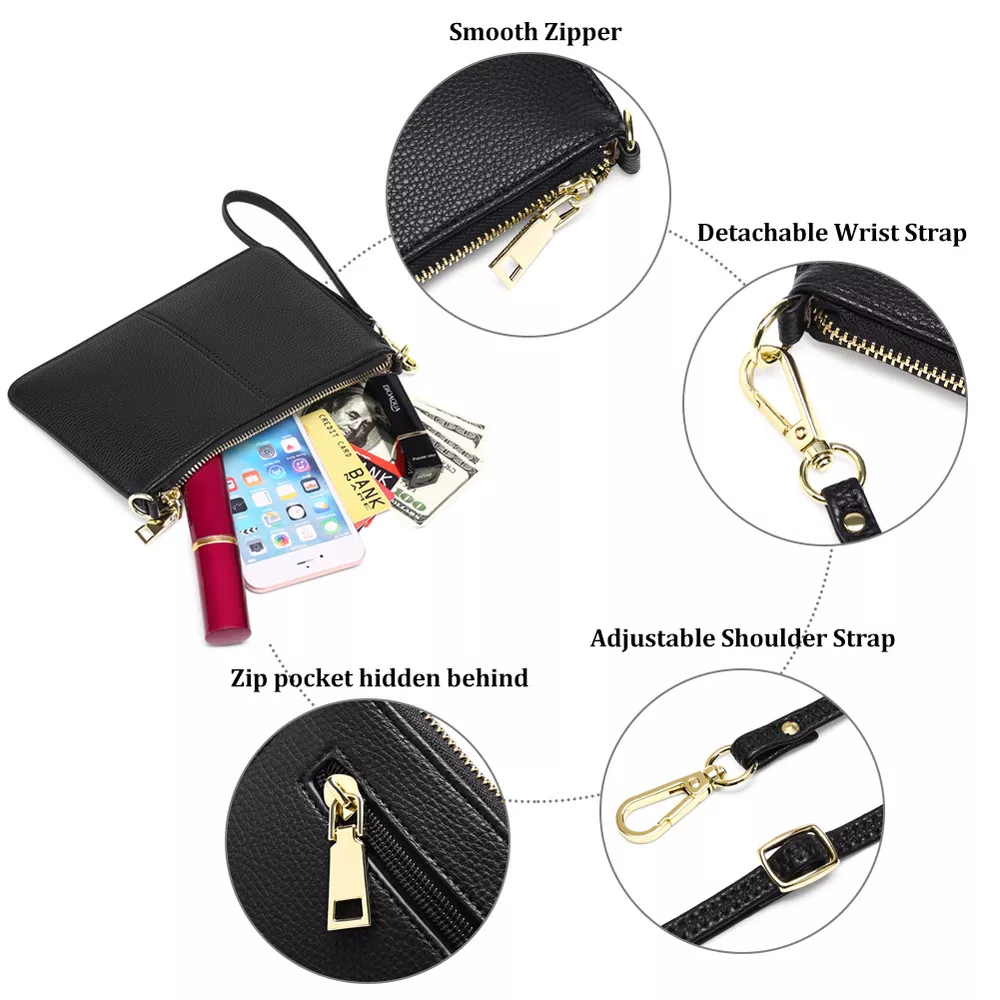 PU Leather Clutch with Detachable Straps, image 5