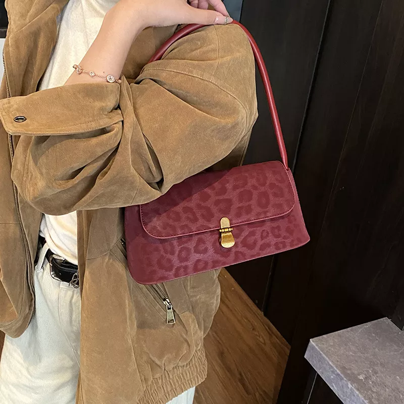 Leopard Print Shoulder Bag, image 7