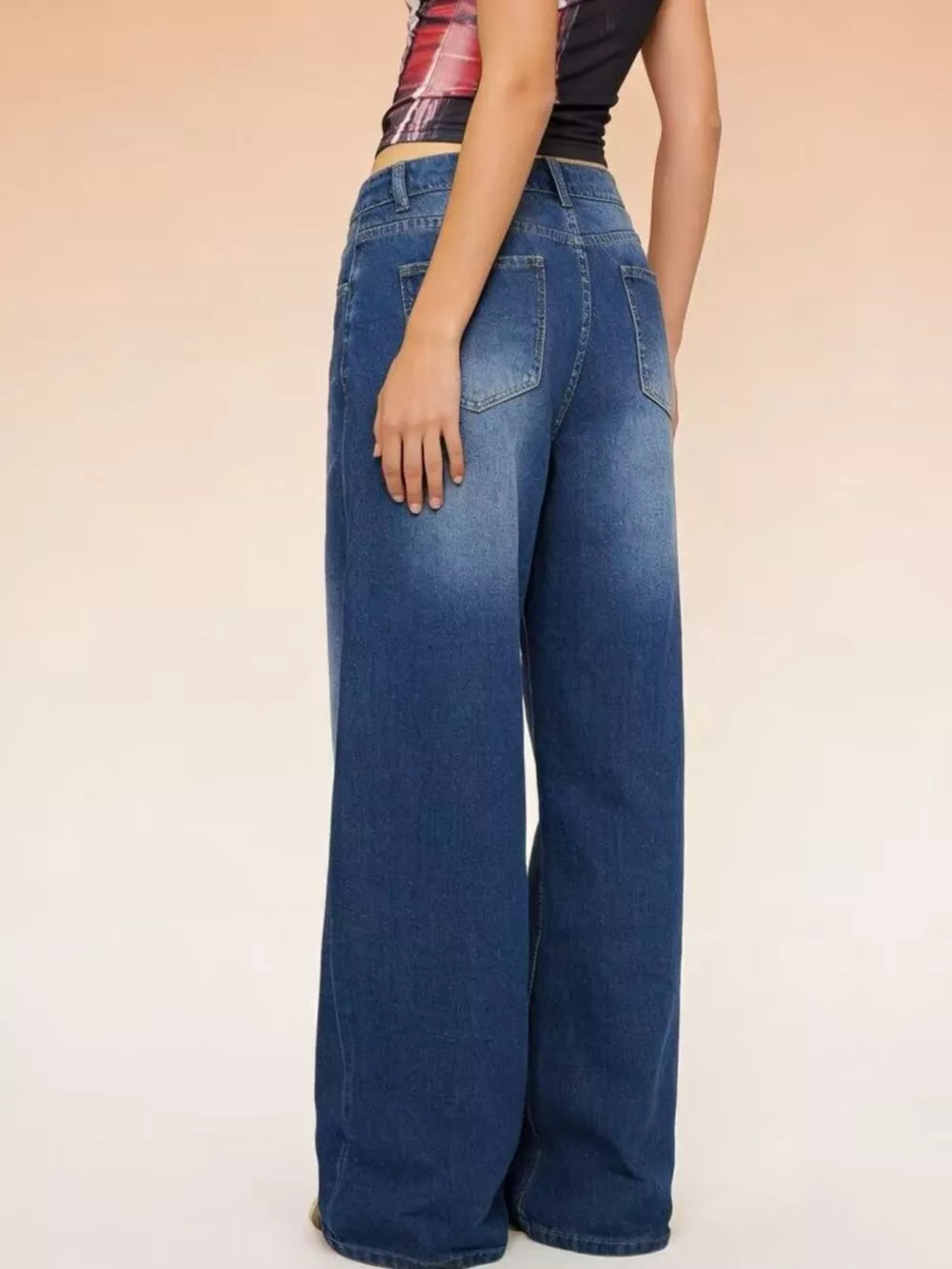High-Waisted Wide Leg Jeans, image 9