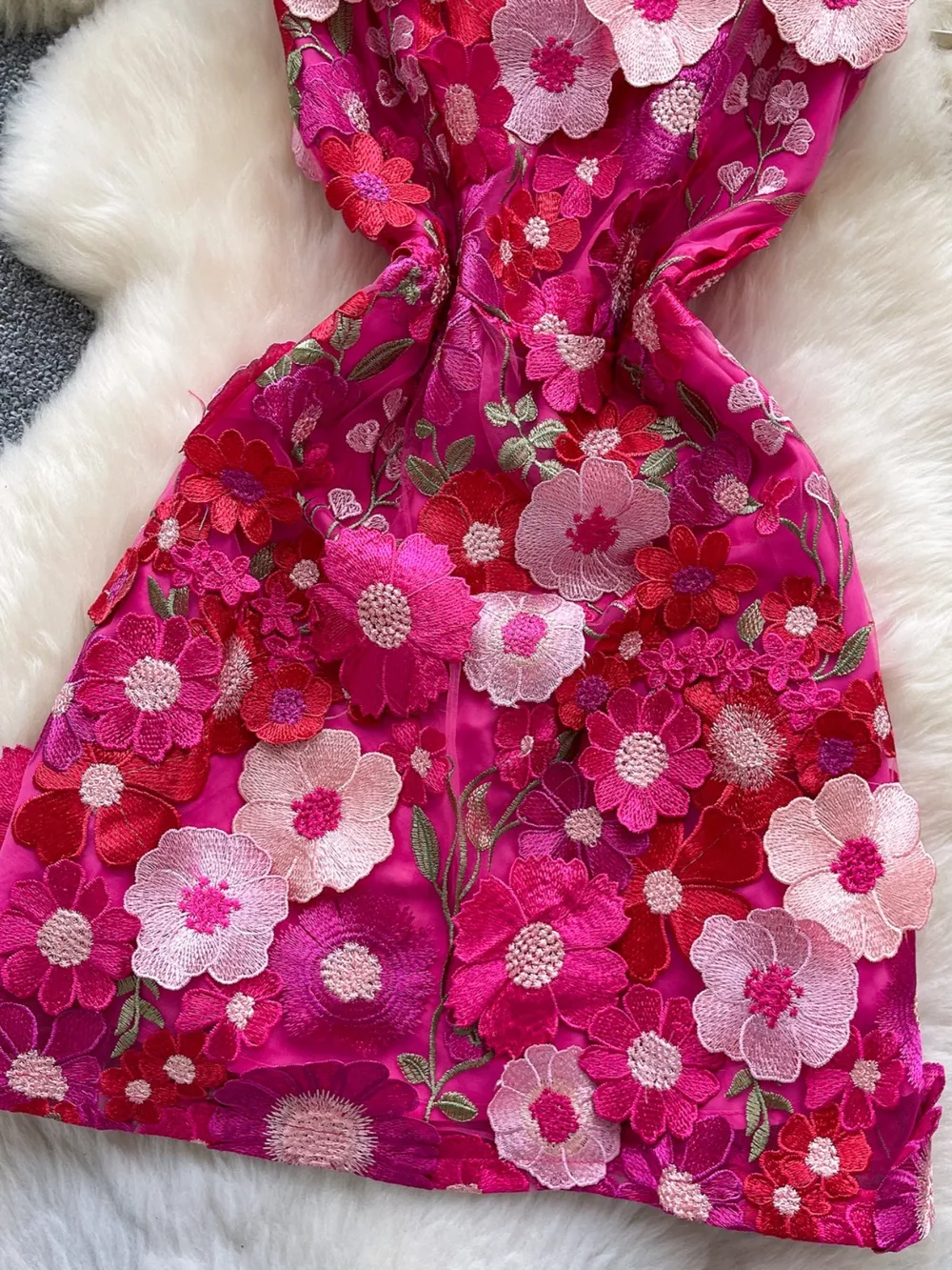 Floral Tie Waist Mini Dress, image 9
