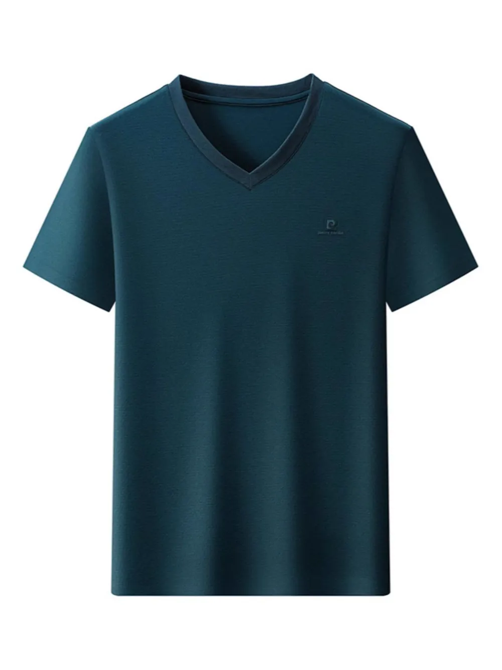 Men's Plus Size V-Neck Short Sleeve T-Shirt, image 3