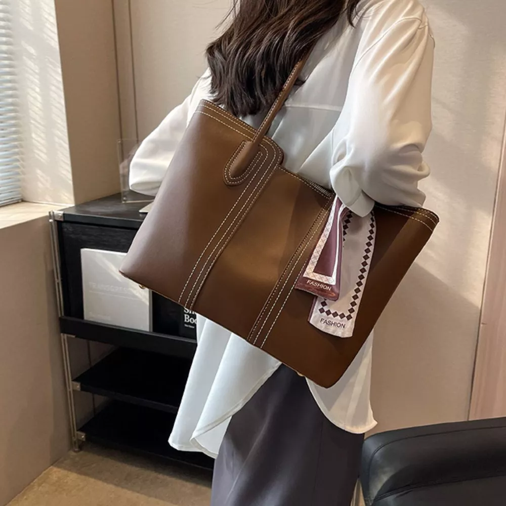 PU Leather Tote Bag, image 5
