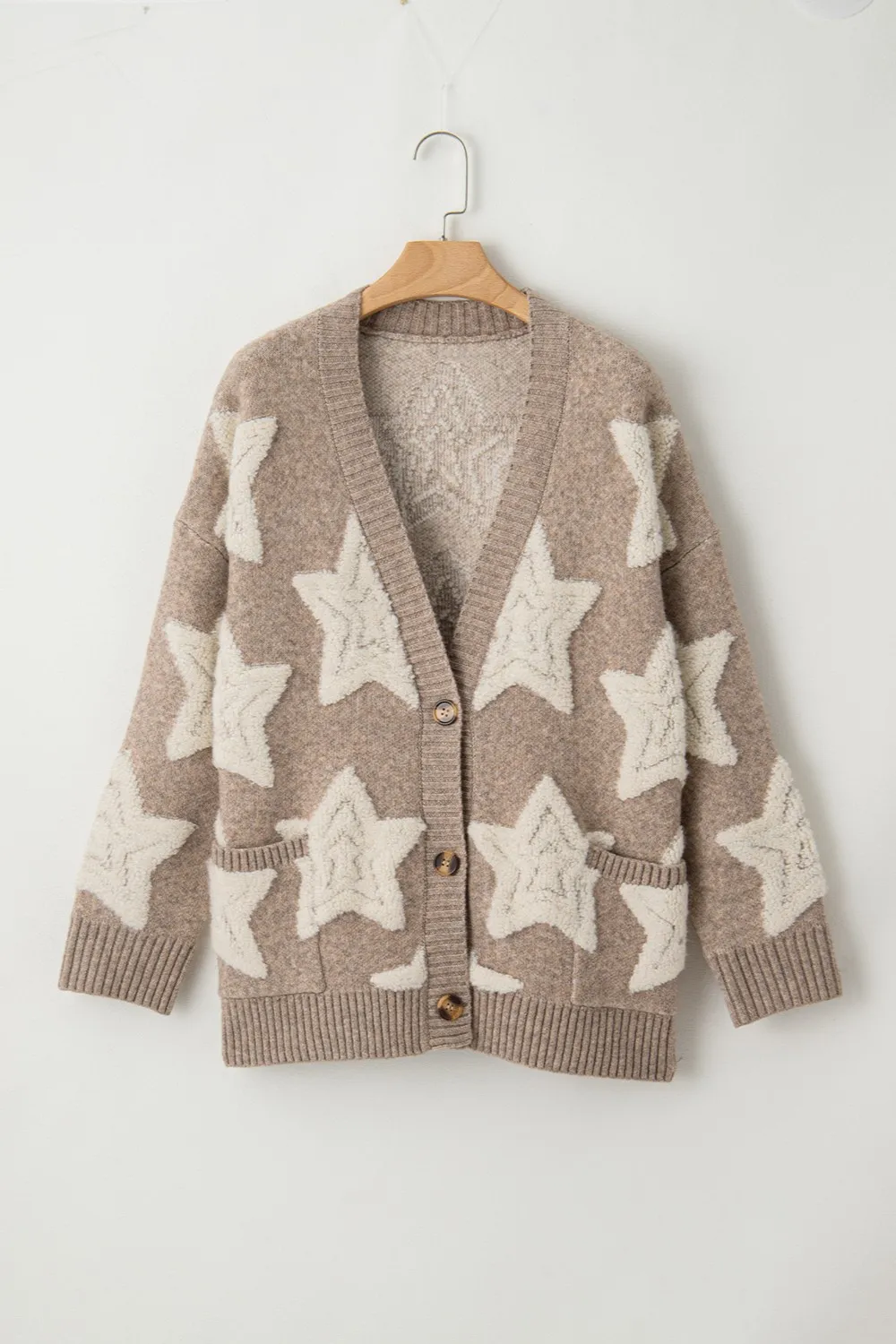 Star Button Up Long Sleeve Cardigan, image 10