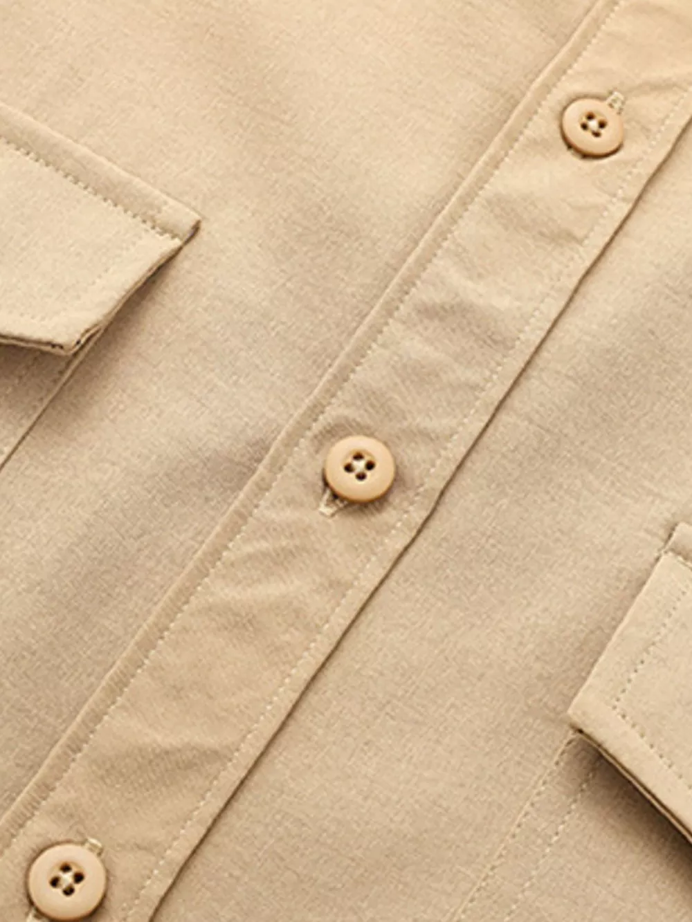 Men's Solid Color Long Sleeve Button-Up Shirt, image 9