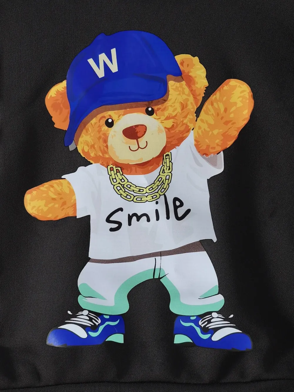 Children's Cartoon Graphic Hoodie and Pants Set, image 3