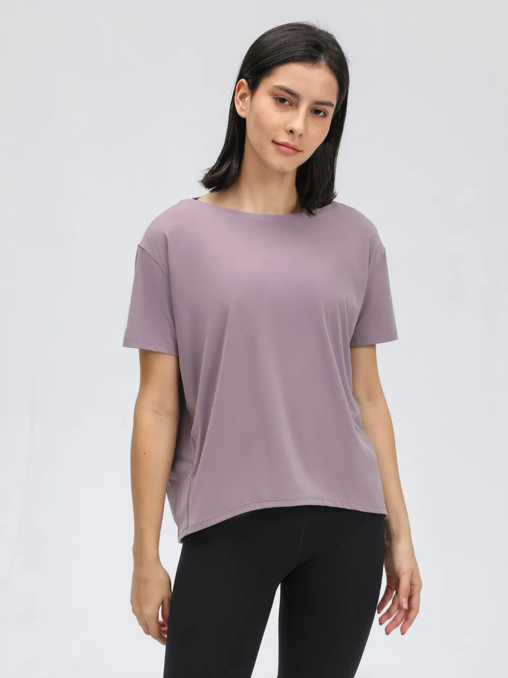 Round Neck Short Sleeve Active T-Shirt, image 32