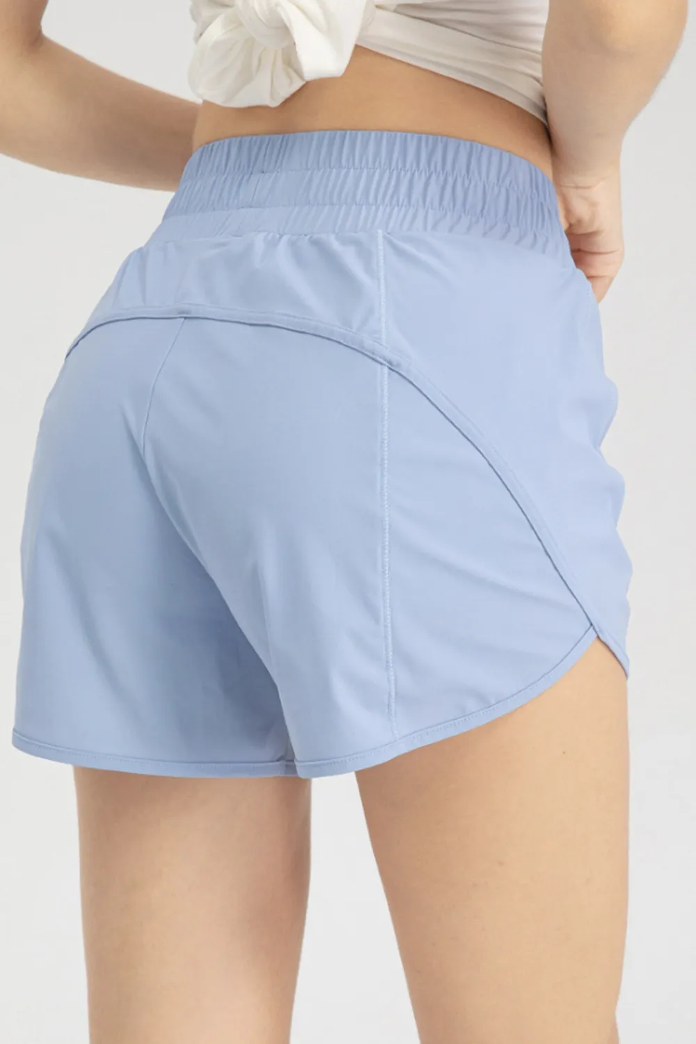 Elastic Waist Active Shorts, image 3