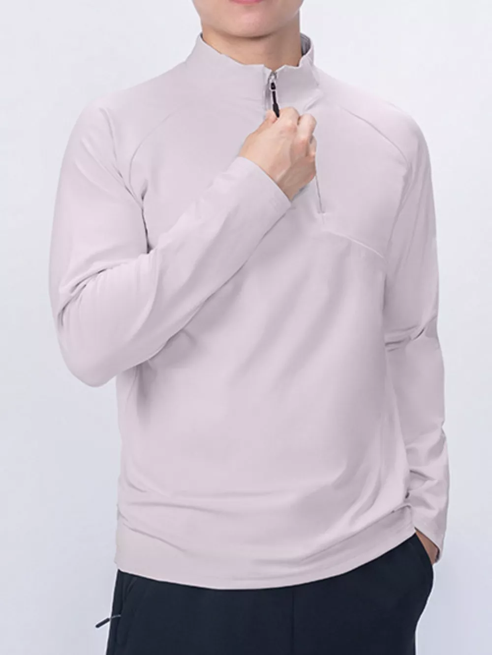 Men's Lightweight Long Sleeve Active T-Shirt with per, image 2
