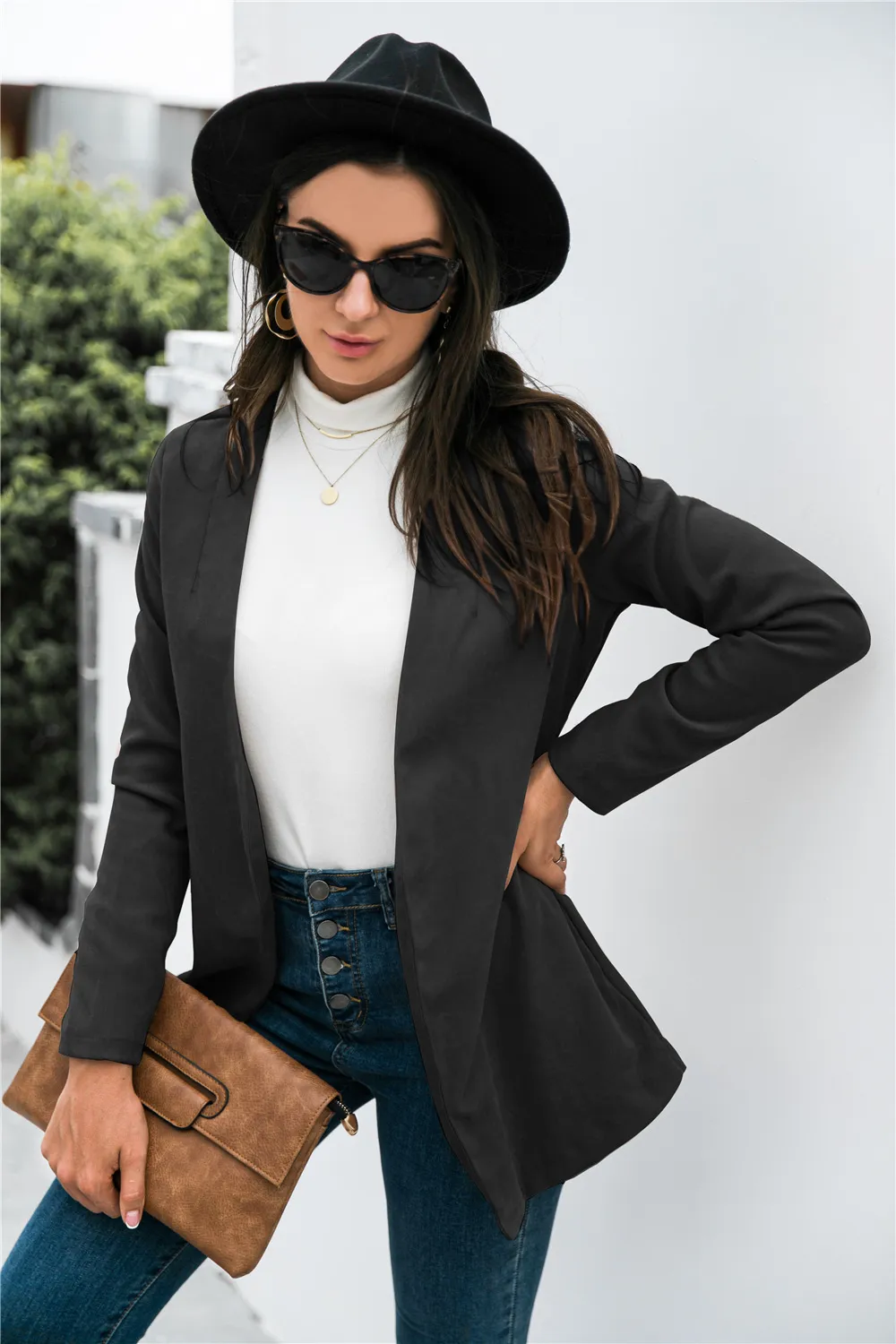 Three-Quarter Sleeve Blazer, image 8