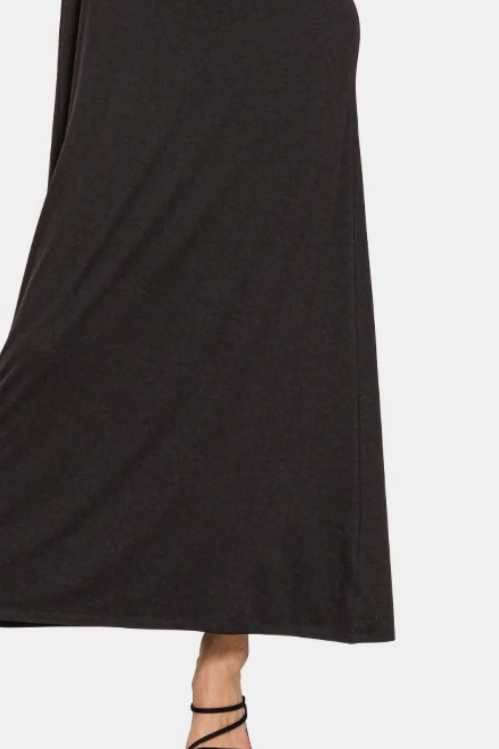 Scoop Neck Wide Strap Tank Dress, image 3