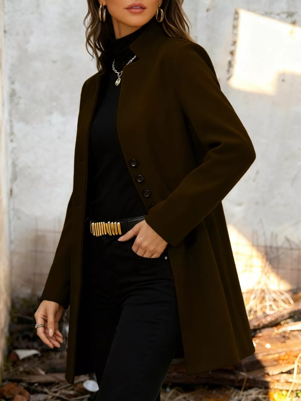 Button-Down Longline Outerwear, image 25